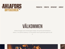 Tablet Screenshot of ahlaforsbryggerier.se